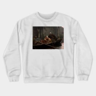 In Time of Peril,  Edmund Leighton 1897 Crewneck Sweatshirt